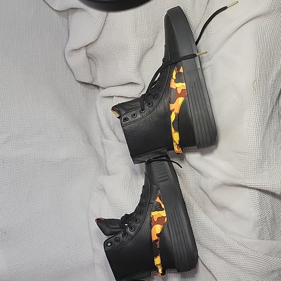 Puma × A Bathing Ape leather Hi-tops ULTRA RARE  factory samples M sz9 main image 6